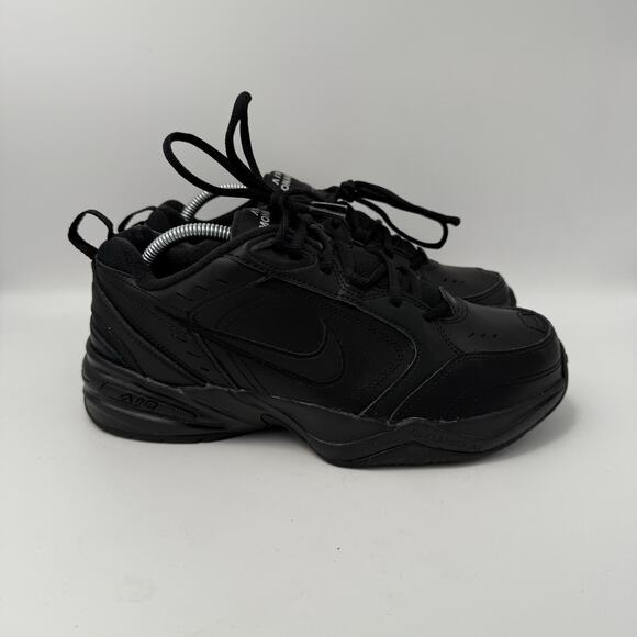 Nike AIR MONARCH 4E Mens Black 416355 001 Walking Shoes Men’s 8 WIDE EXCELLENT - Picture 2 of 9